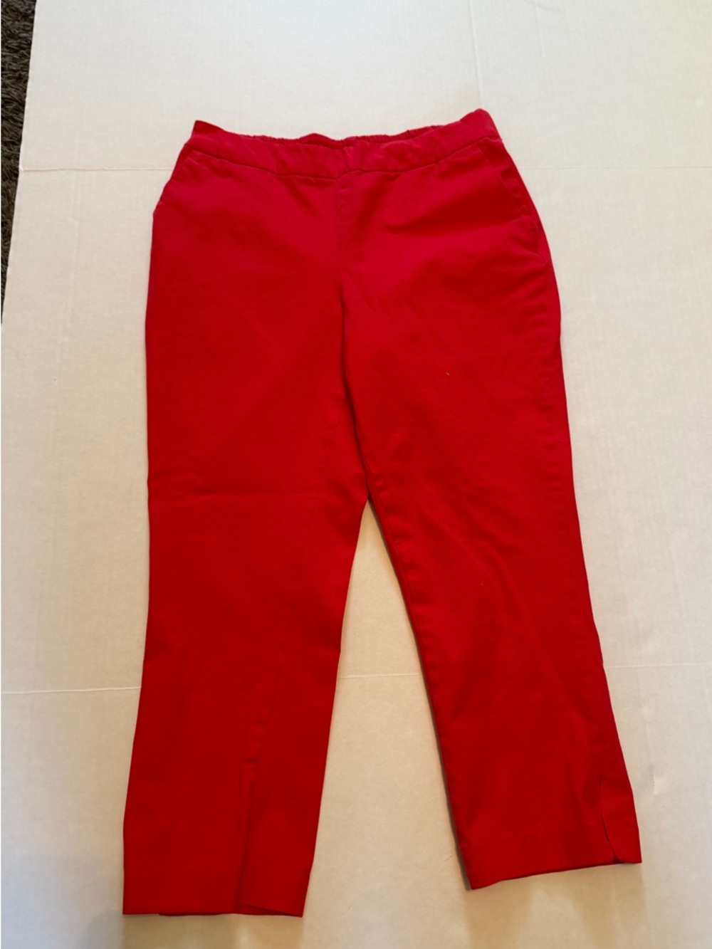 Isaac Mizrahi Live! Women's Pants Sz 10 Regular Red